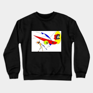 Cartoon Eyes Crewneck Sweatshirt